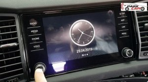 Камера заднего вида Шкода Кодиак, подключение к штатной магнитоле