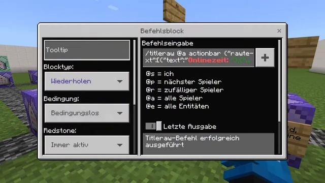 Minecraft JSON commands Onlinezeit usw. anzeigen lassen TUTORIAL смотреть онлайн