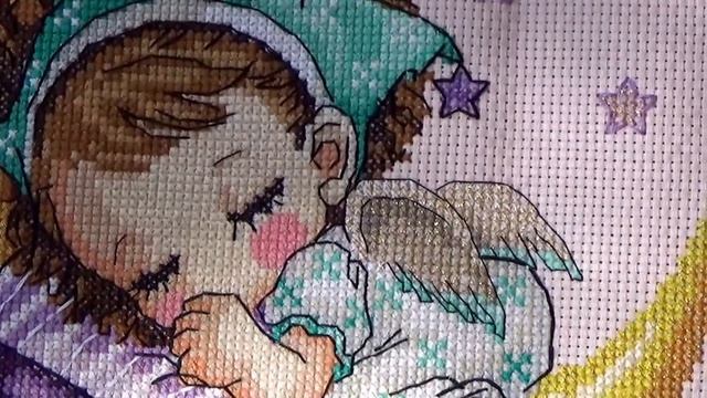 №25. "Нежный сон" от Белоснежки. Вышивка завершена. Продолжение будет! смотреть онлайн