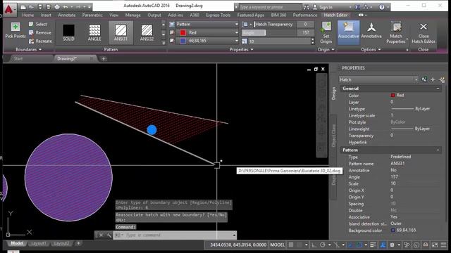 1.1.7 Comanda hatch gradient si boundary in autocad. Cum desenezi o hasura смотреть онлайн