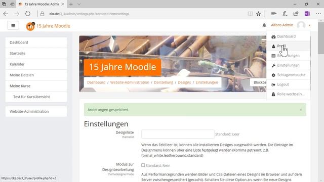 Weitere Einträge in der Kopfzeile anzeigen lassen. - Moodle 3.3 смотреть онлайн