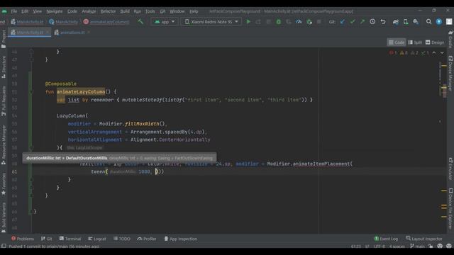 Animate items of Lazy Column | Android Jetpack Compose #17 смотреть онлайн