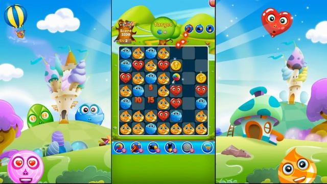 Jelly Pop 2: Collect mode. New version of best match 2 puzzle game on Android: Jelly Pop! смотреть онлайн