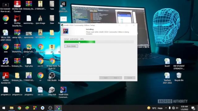 How to Install Intellij IDEA on Windows 10 || Creating First Hello World Java Application смотреть онлайн