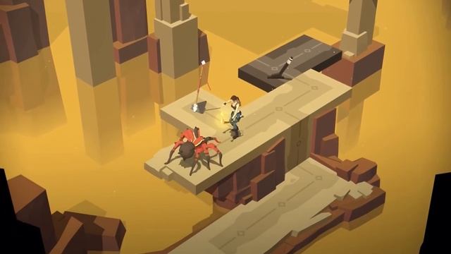 Прохождение Lara Croft GO - Часть 5: Добираемся до гигантской змеи