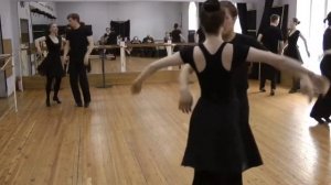 Экзамен по танцу. Вальс. 2 курс. Иркутское театральное училище