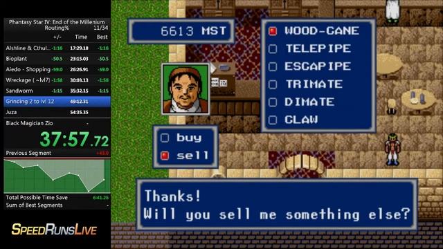 Phantasy Star IV: End of the Millenium - Speedrun - Zio%/Routing% смотреть онлайн
