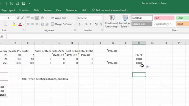 Microsoft Excel Tutorial - Common Error Types | Excel Nerds смотреть онлайн
