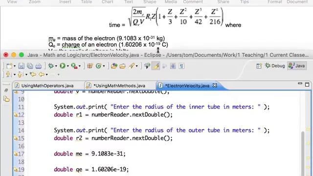 Using Java Math Methods Example смотреть онлайн