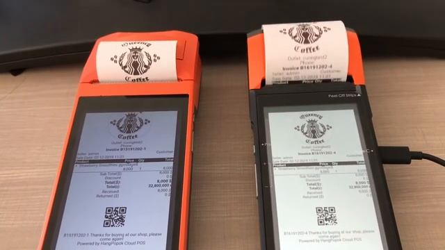 Quick Test speed print Sunmi V2 смотреть онлайн