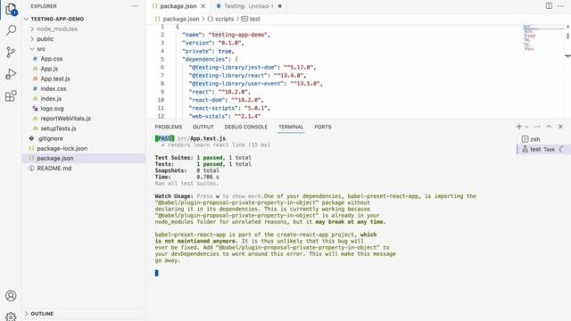 #2 [Hindi] Testing for ReactJS - Understand the libraries with CRA смотреть онлайн