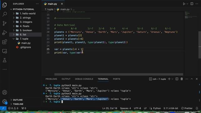 12. Python Tuple - Python Data Type - Python Tutorial for Absolute Beginners смотреть онлайн