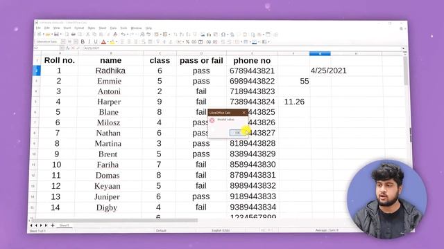 Data Validation in Calc, Excel, Libre office, CCC, Olevel смотреть онлайн