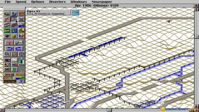 SimCity 2000 gameplay (PC Game, 1993) смотреть онлайн