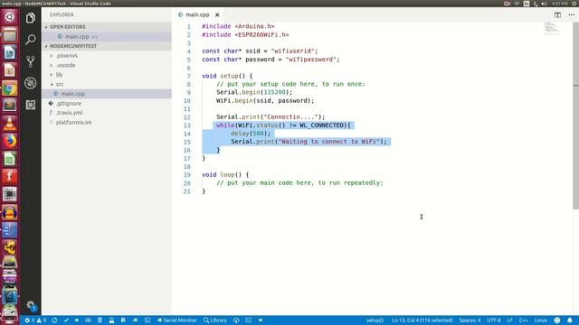#7 Connect NodeMCU to WiFi смотреть онлайн