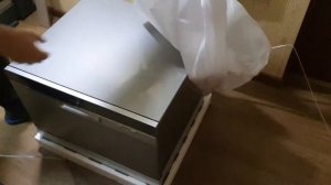 Распаковка посудомойки Weissgauff TDW 4017 ds