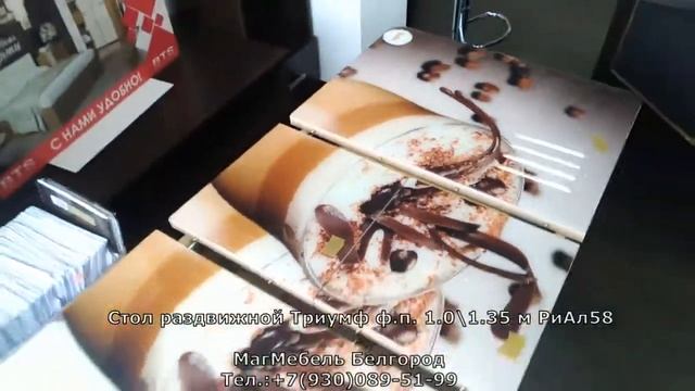 Стол обеденный Триумф раздвижной 1.0-1.35 м РиАл58 смотреть онлайн