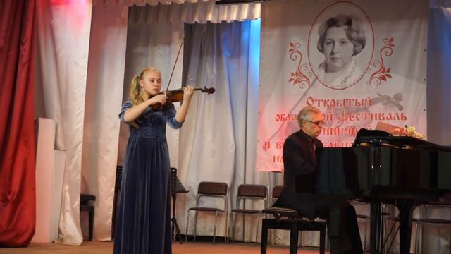 Ф.Верачини Ларго исп.  Ложкина Вероника 13 лет