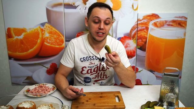 Быстрый завтрак по итальянски простой рецепт с ветчиной и яйцом! смотреть онлайн