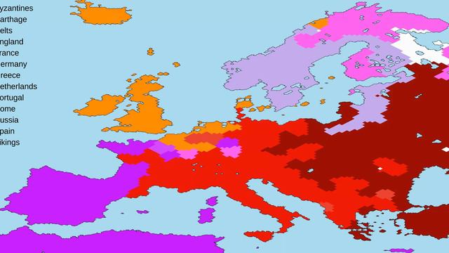 Civilization 3 AI Battle: 13 Civ European Map смотреть онлайн