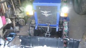 Освещение на минитрактор