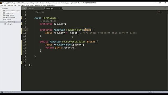 #6 Static function and variable in Class | Object Oriented Programming in PHP | MVC IN PHP смотреть онлайн