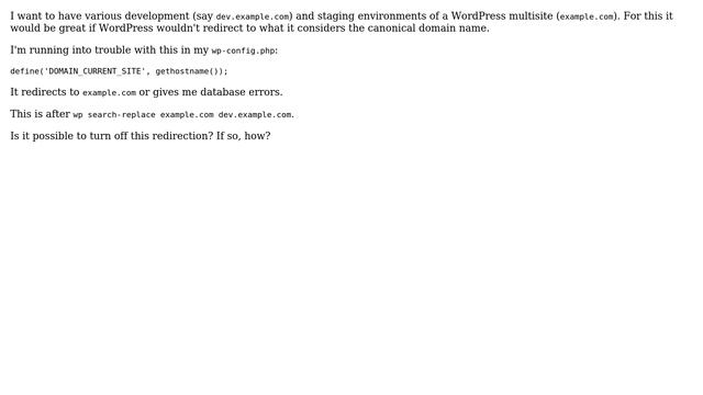 Wordpress: Turn off redirect to canonical domain (or host website on any hostname) (2 Solutions!!) смотреть онлайн