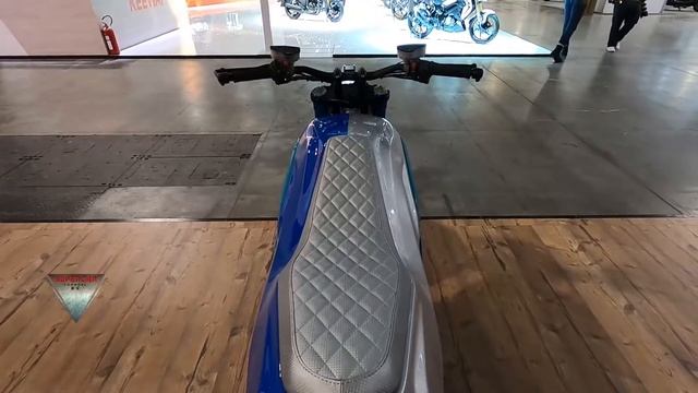 2022 Tazzari Electric Motorcycle Walkaround EICMA 2021 Milan