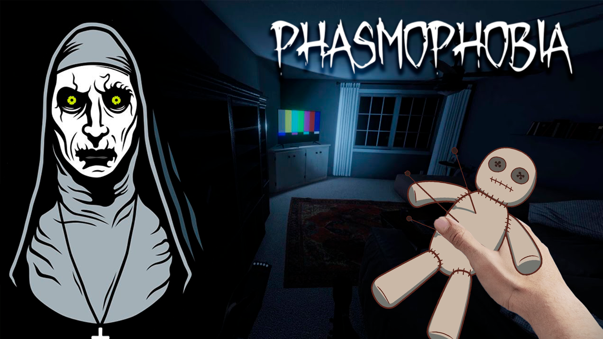 СТРАШНЫЙ ПРИЗРАК Phasmophobia смотреть онлайн