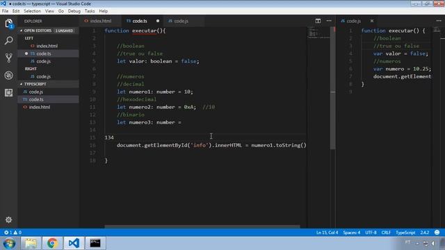TypeScript #004 - TypeScript Basic Types - parte 1 смотреть онлайн
