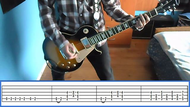 Guns N' Roses Anything Goes IZZY STRADLIN ONLY with tabs | Rhythm guitar смотреть онлайн