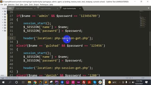 Login Using PHP MYSQL Session Tutorial in Hindi/Urdu | PHP Web Development Course For Beginners смотреть онлайн