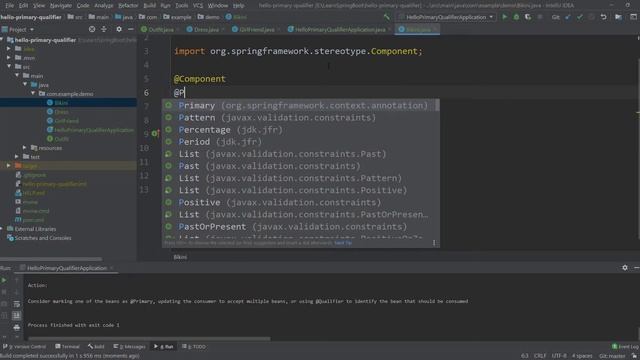 Spring Boot #7: Ưu tiên Bean với annotation @Primary và @Qualifier смотреть онлайн