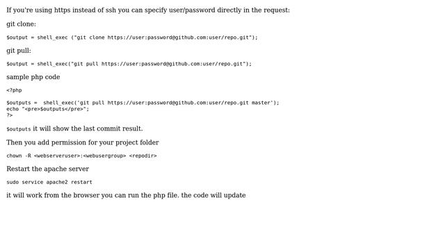 DevOps & SysAdmins: Running git pull from a php script (6 Solutions!!) смотреть онлайн