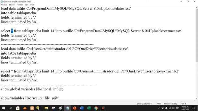 Importar y Exportar Datos MySQL | Excel (.csv) y Bloc de notas (.txt) смотреть онлайн