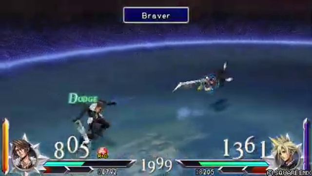 [Dissidia 012 Final Fantasy Online] Squall Leonhart (Gunbladeuser) vs. Cloud Strife (Löwenherz) смотреть онлайн