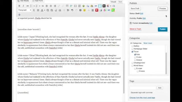 Karma Theme For WordPress - Using Accordion Slider Shortcode смотреть онлайн