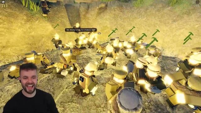 160 Players Simulate a WW1 ROBLOX WAR in Roblox Entrenched смотреть онлайн