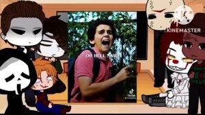 ?Slashers React to Each other ?| 1/1 | Halloween Special | TW: blood