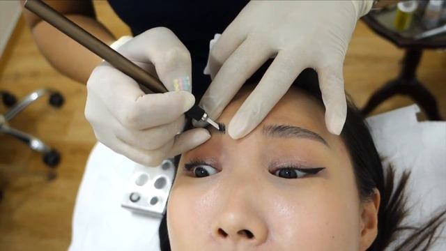Korean Eyebrow Tattoo Experience | Jenn Rogers смотреть онлайн