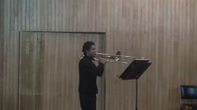 Solo De Trombon Bolero de Ravel Luis Eduardo Bustos Estudiante U Nacional de Colombia смотреть онлайн
