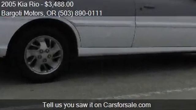 2005 Kia Rio Base 4dr Sedan for sale in Portland, OR 97216 a смотреть онлайн