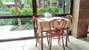 Завтрак в пансионате Морской бриз в Гурзуфе.