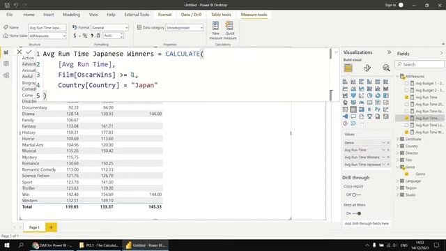 DAX for Power BI Part 5.1 - The Calculate, Filter and CalculateTable Functions смотреть онлайн