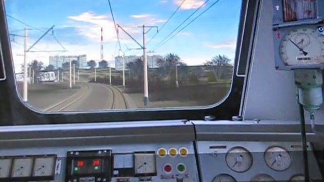 Обгон пассажирского по неправильному пути . часть1 смотреть онлайн