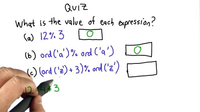 Modulus Quiz Solution - Intro to Computer Science смотреть онлайн