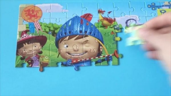 MIKE THE KNIGHT Puzzle Games Jigsaw Puzzles Clementoni Rompecabezas Puzzle For Kids nick jr