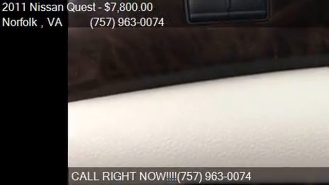 2011 Nissan Quest 3.5 SV 4dr Mini Van for sale in Norfolk , смотреть онлайн