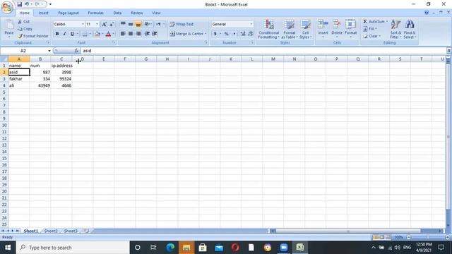 Part 8 how we insert row and column in Excel in Urdu смотреть онлайн