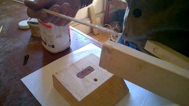 Настольная лампа из дерева своими руками.DIY смотреть онлайн